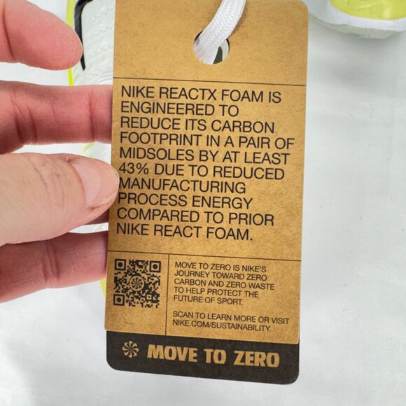 Nike ReactX Infinity Run 4 Shoes in White Lemon Twist